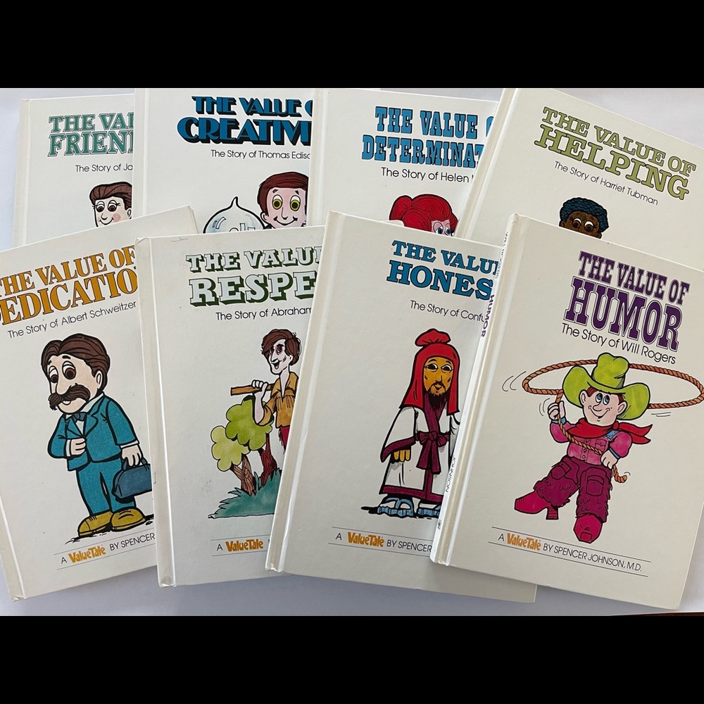Lot of Eight Vintage ValueTales books